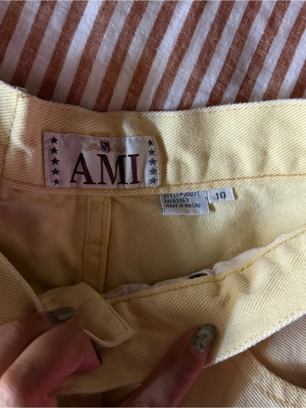 Ami lightweight denim