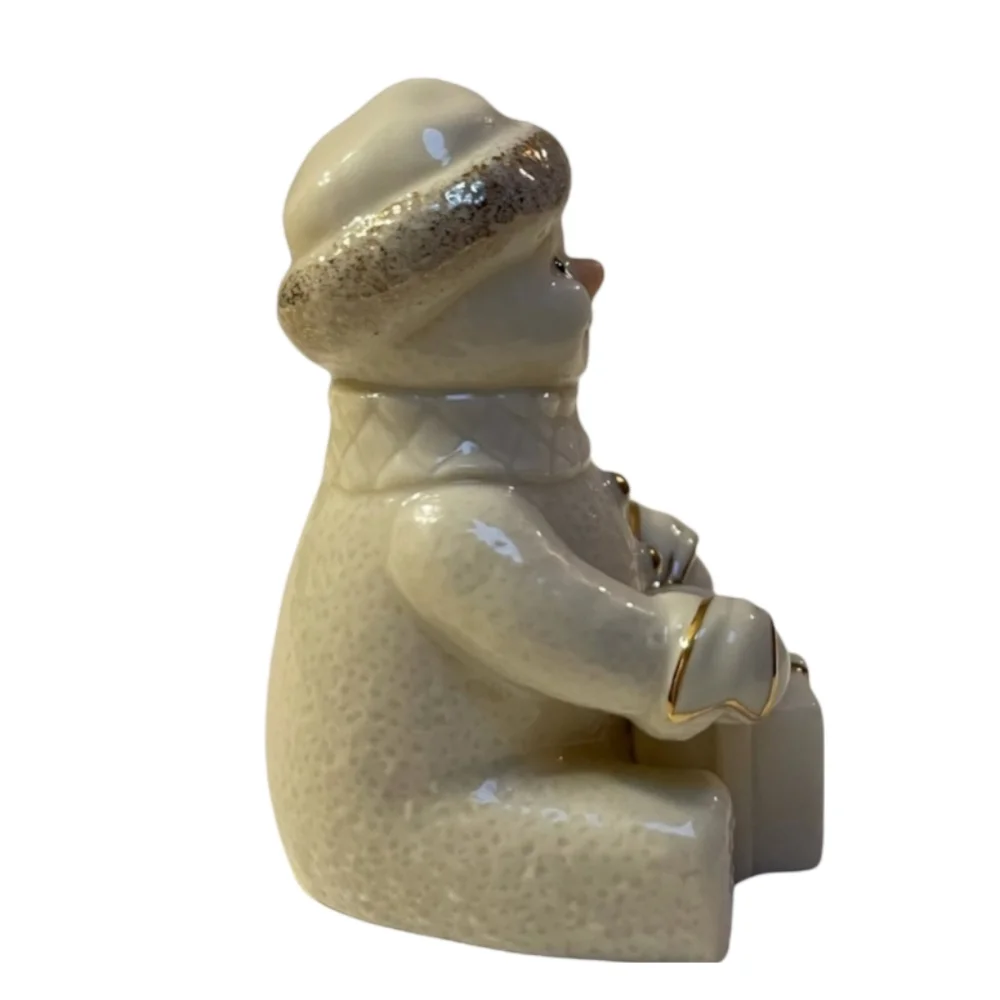 Lenox Snowman Snowy Gift Retired Vintage Christmas Decor Collectible Ornaments