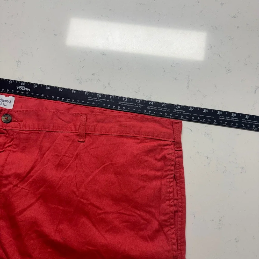 NWT Saddlebred Shorts Mens 52 Coral‎ Comfort Flex Big Tall Flat Front 10