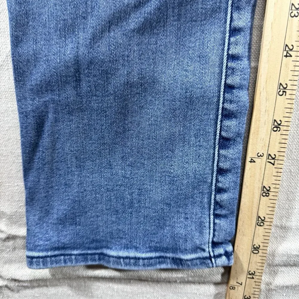 Lucky Brand Sweet Mid Rise Straight Jeans Womens 6/28 Blue Denim Medium Wash