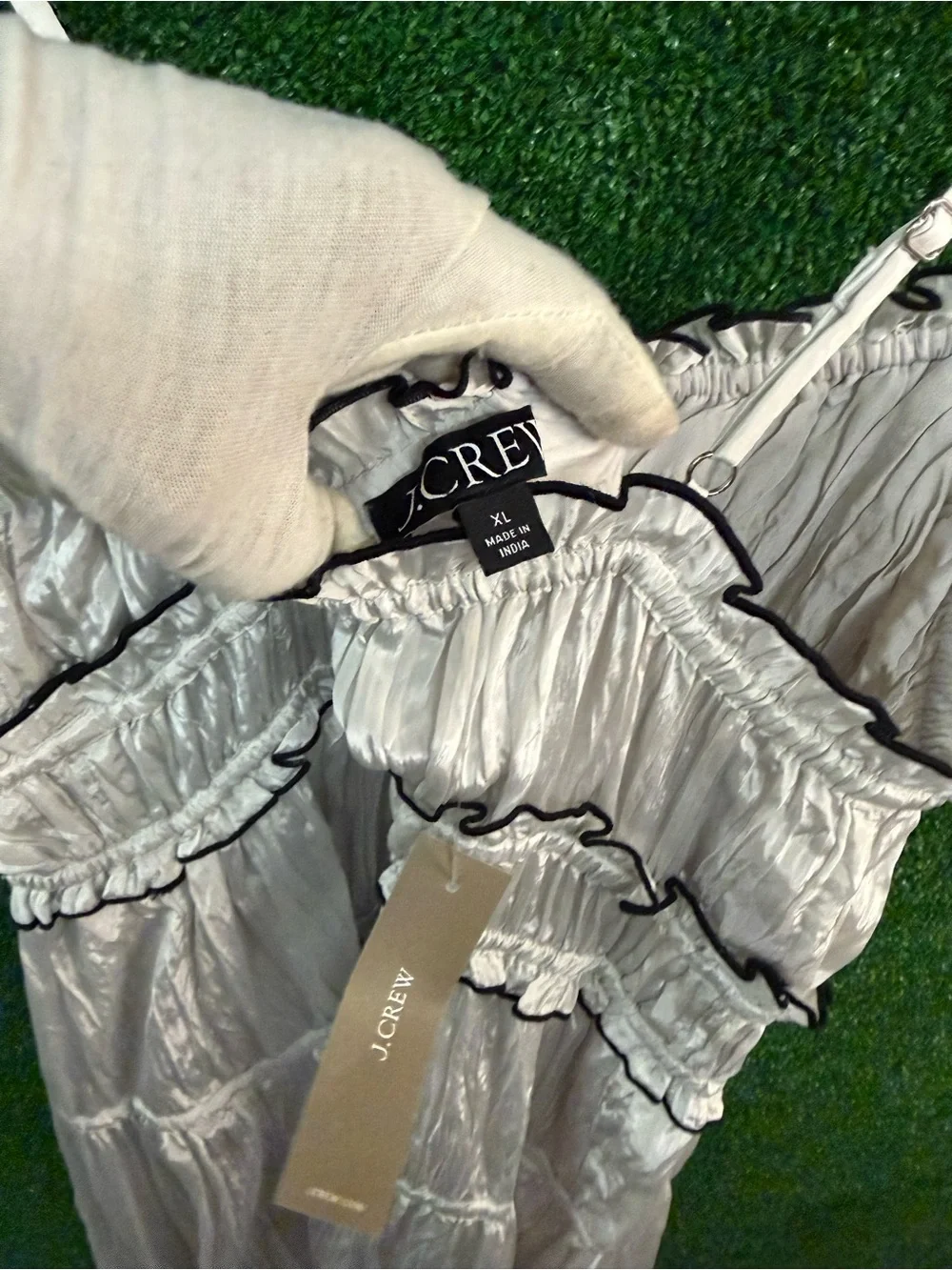 J. Crew silver off