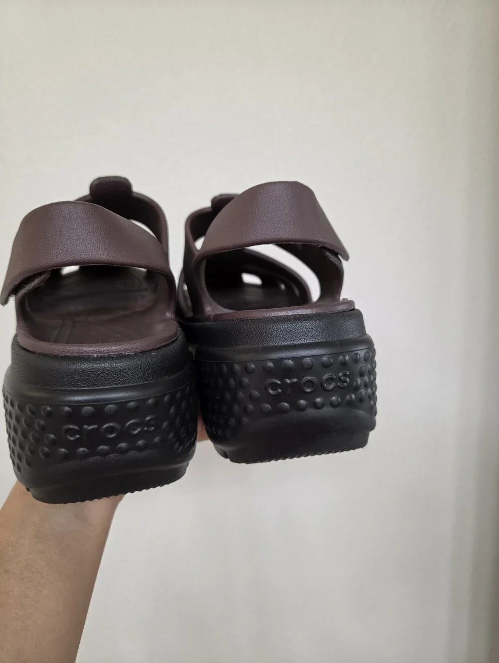 CROCS chunky platform