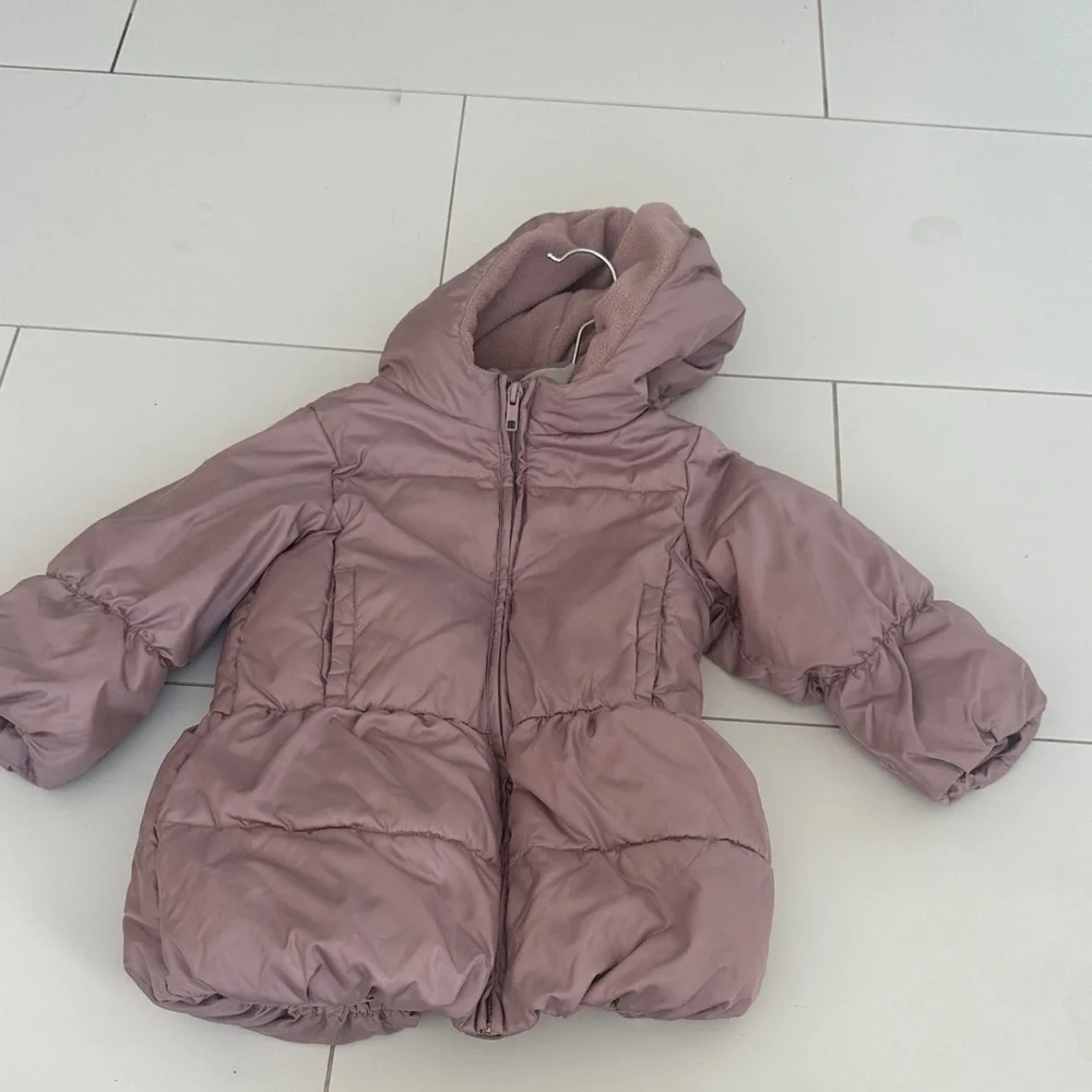GAP Soft Pink puffer Jacket Fleece-Lined Jacket 3T