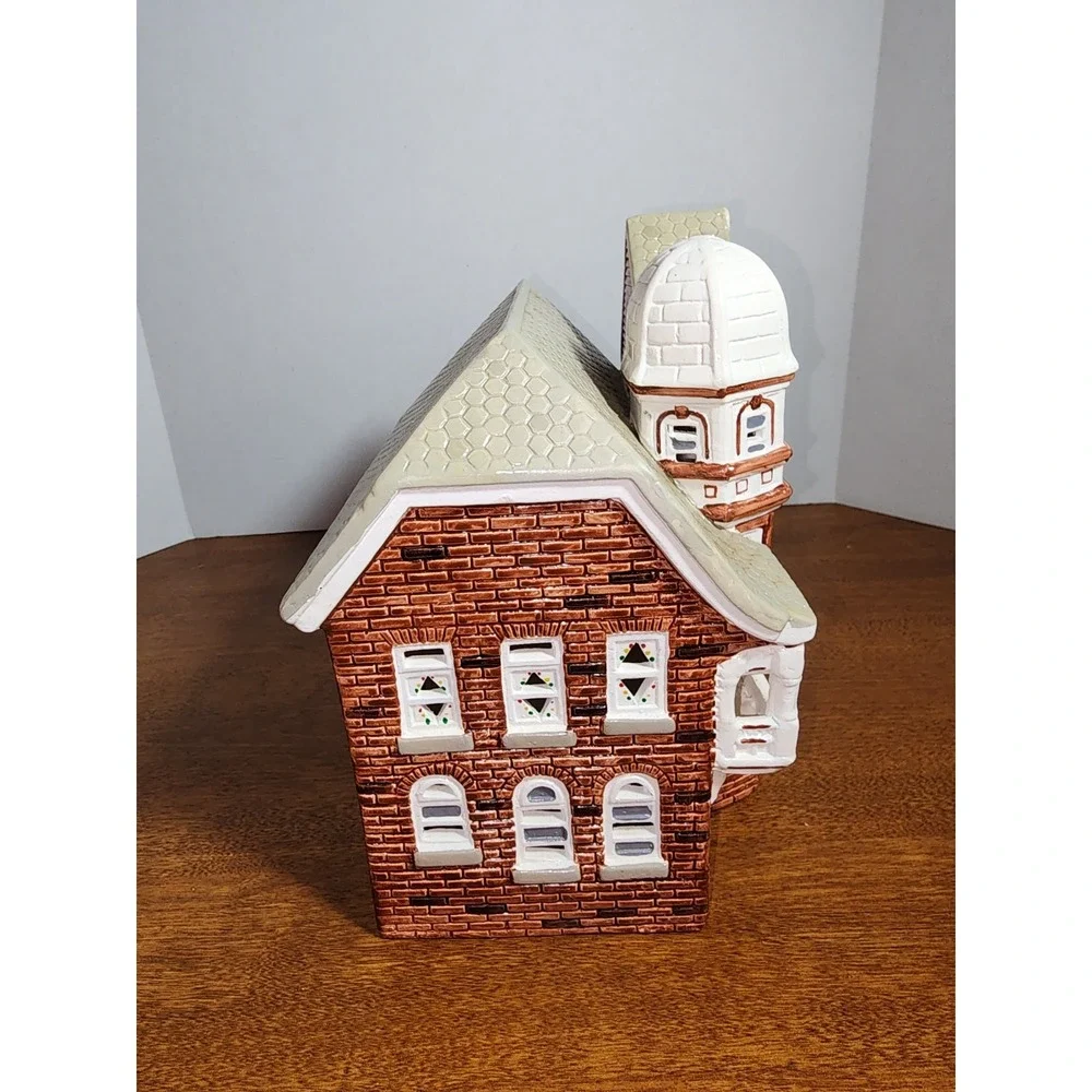 Vintage Yuletide Snow Hamlet German Victorian House 1988 Original Box (Damaged)‎