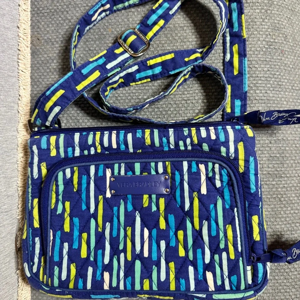 Vera Bradley Retired Katarina Crossbody Bag quilted Cotton Adjustable Strap