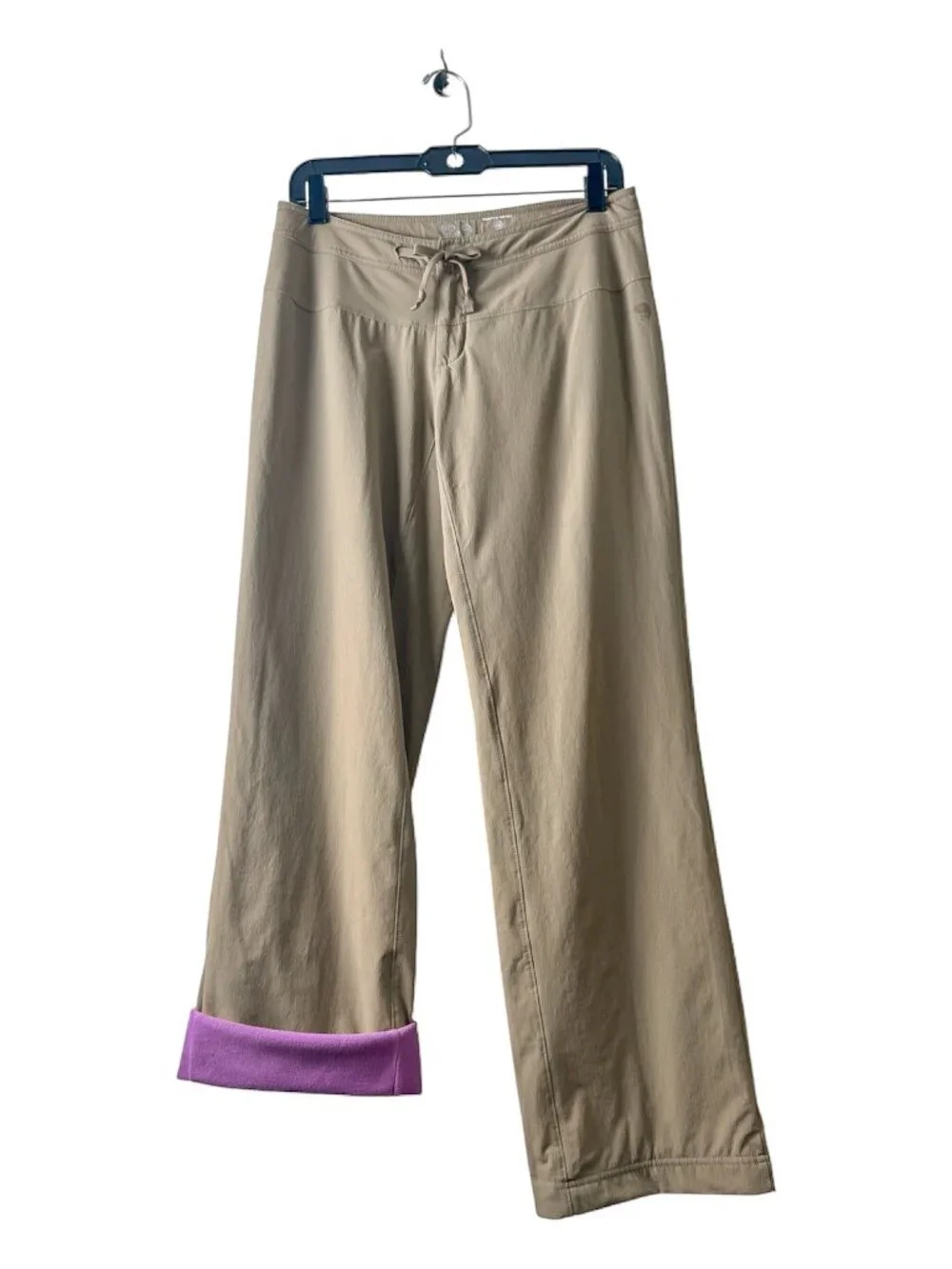 Mountain Hardwear Yumalina Pants Fleece Lined Khaki Women's Size‎ 4