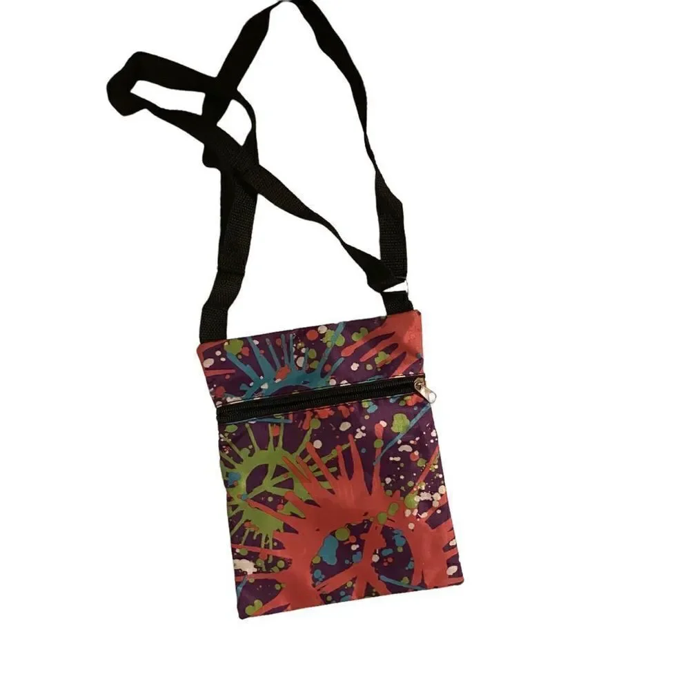 Nylon Zipper Bag Peace Design