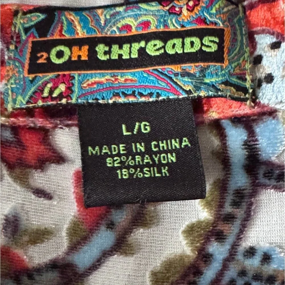 2OH Threads whimsical paisley