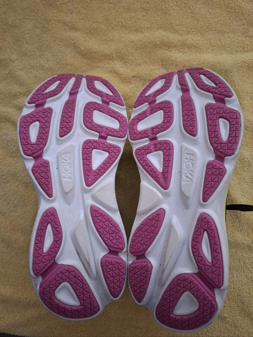 Hoka One One black rainbow