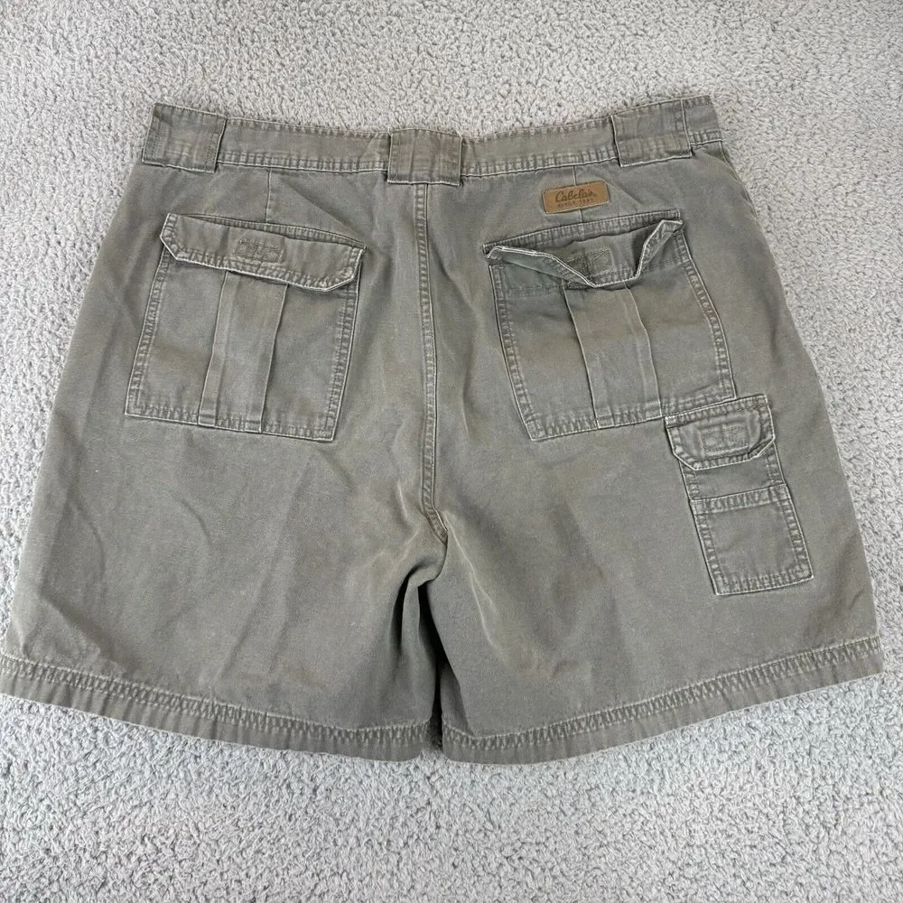 Cabela's 7 Pocket Hiker Shorts Size‎ 40 Gray Cargo Pockets Outdoors Travel Men's