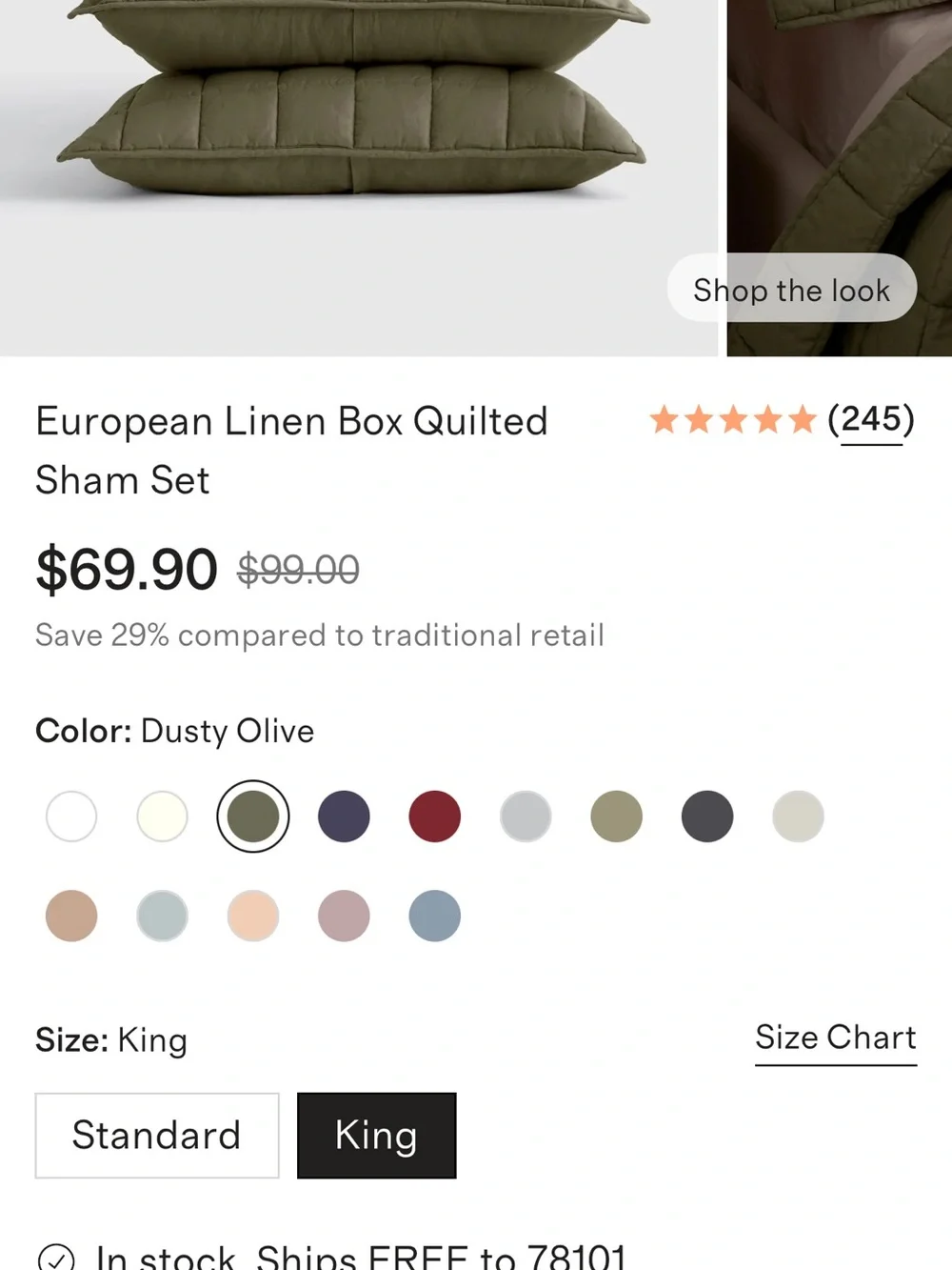 Quince listing box
