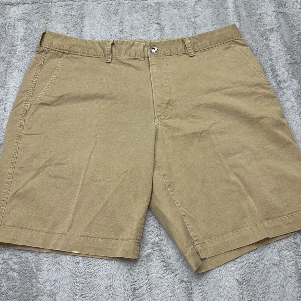 North Face Shorts Mens Size 38 Khaki Cargo Trail Outdoor‎ Ripstop Cotton Hiking