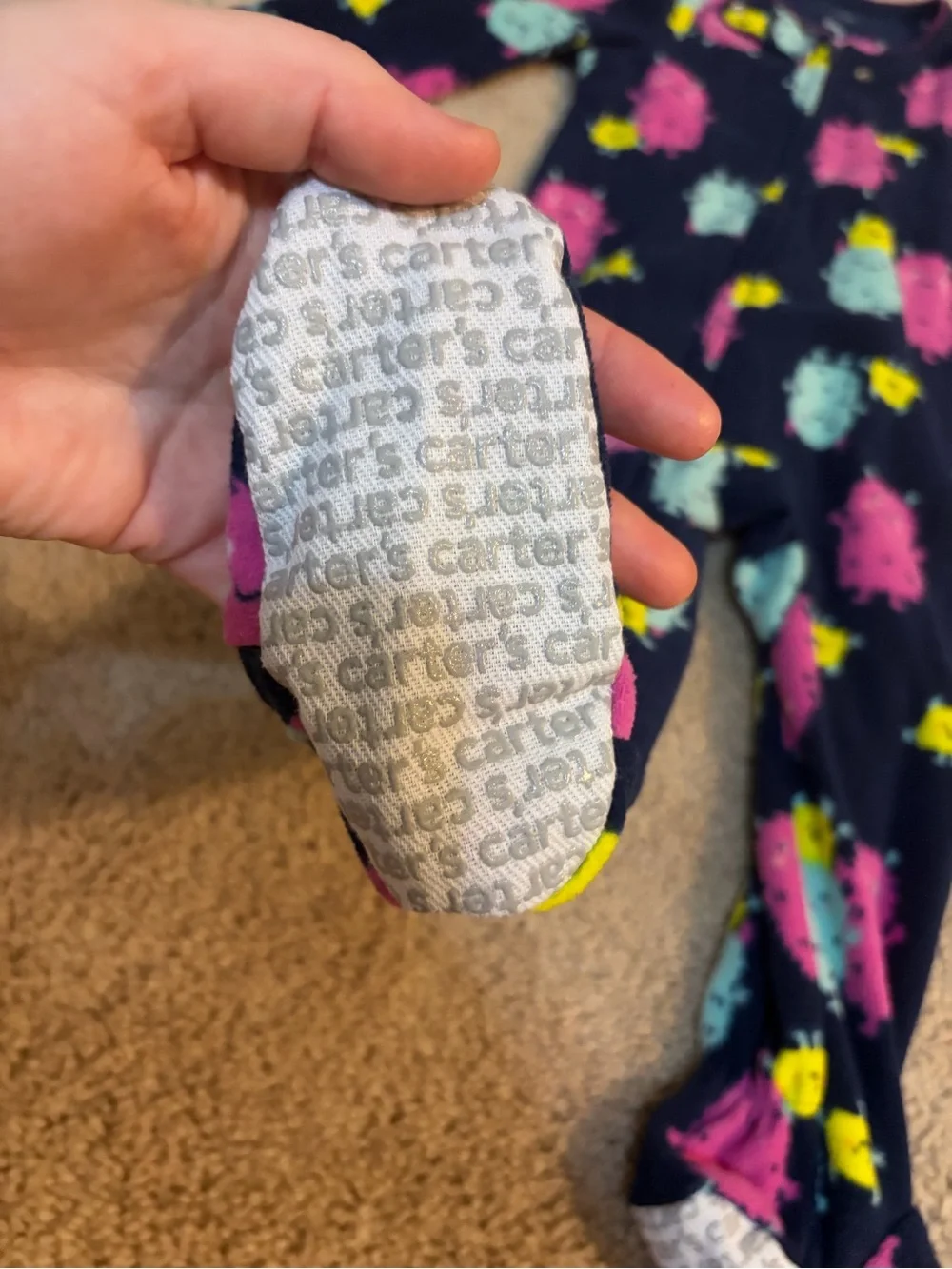 Carters plush navy
