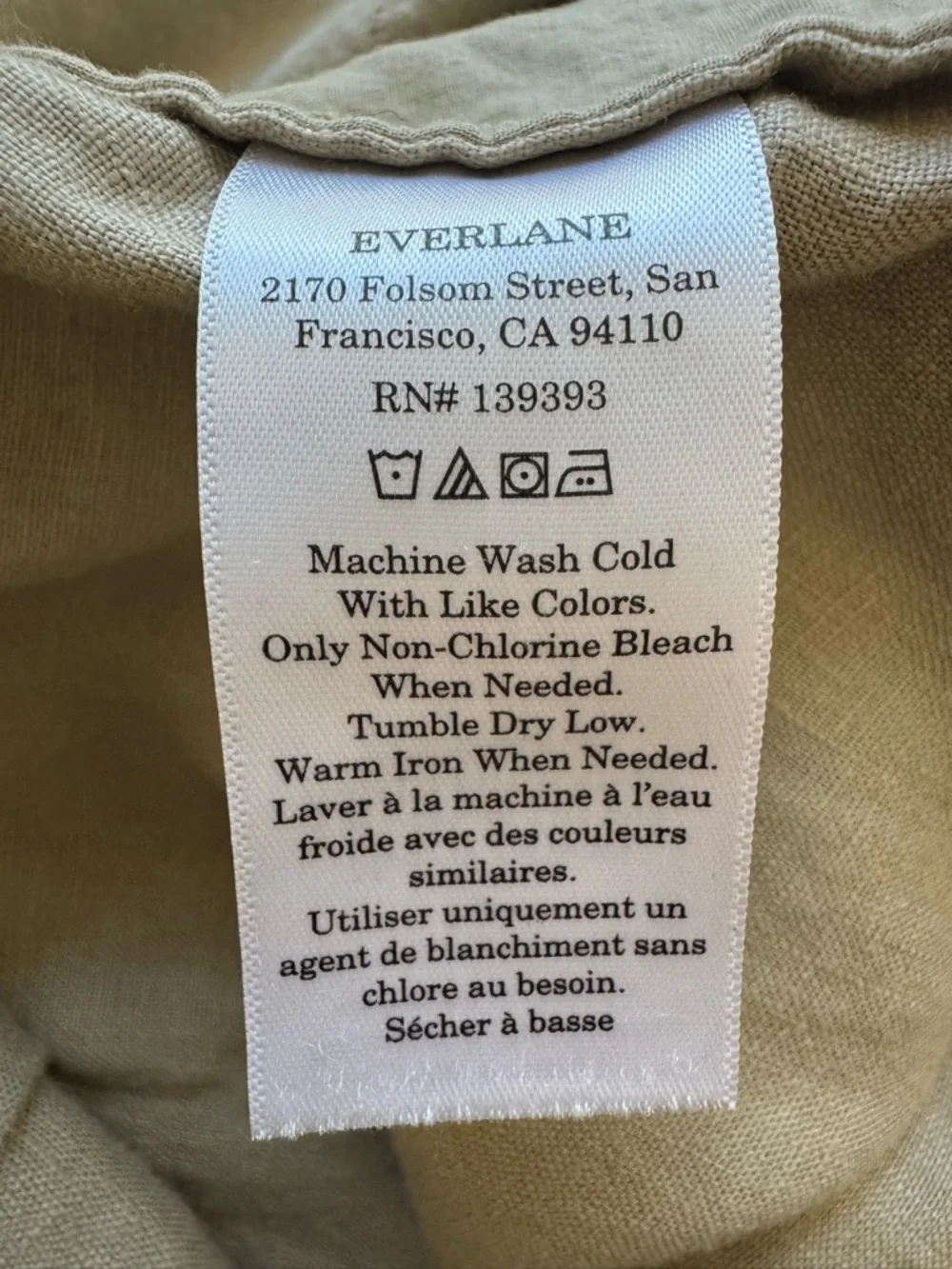 Everlane silhouette jumpsuit
