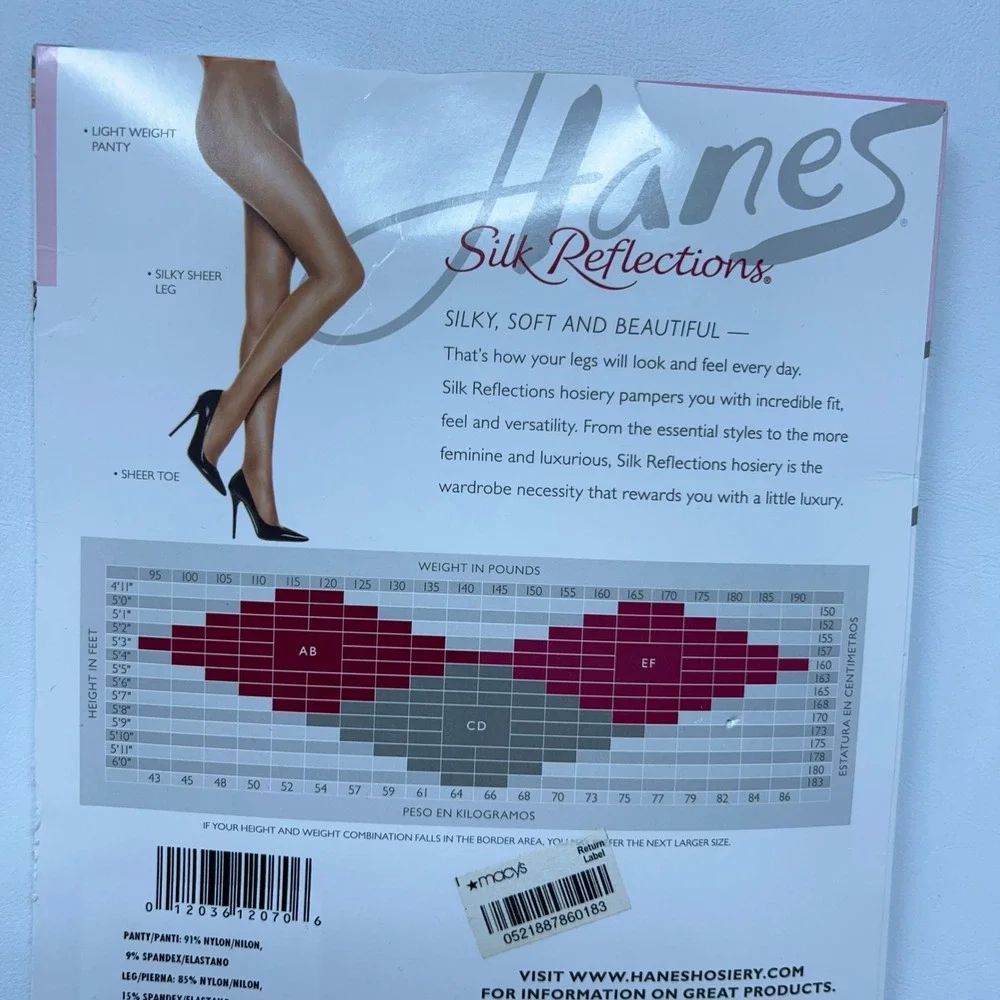 Hanes silk reflections