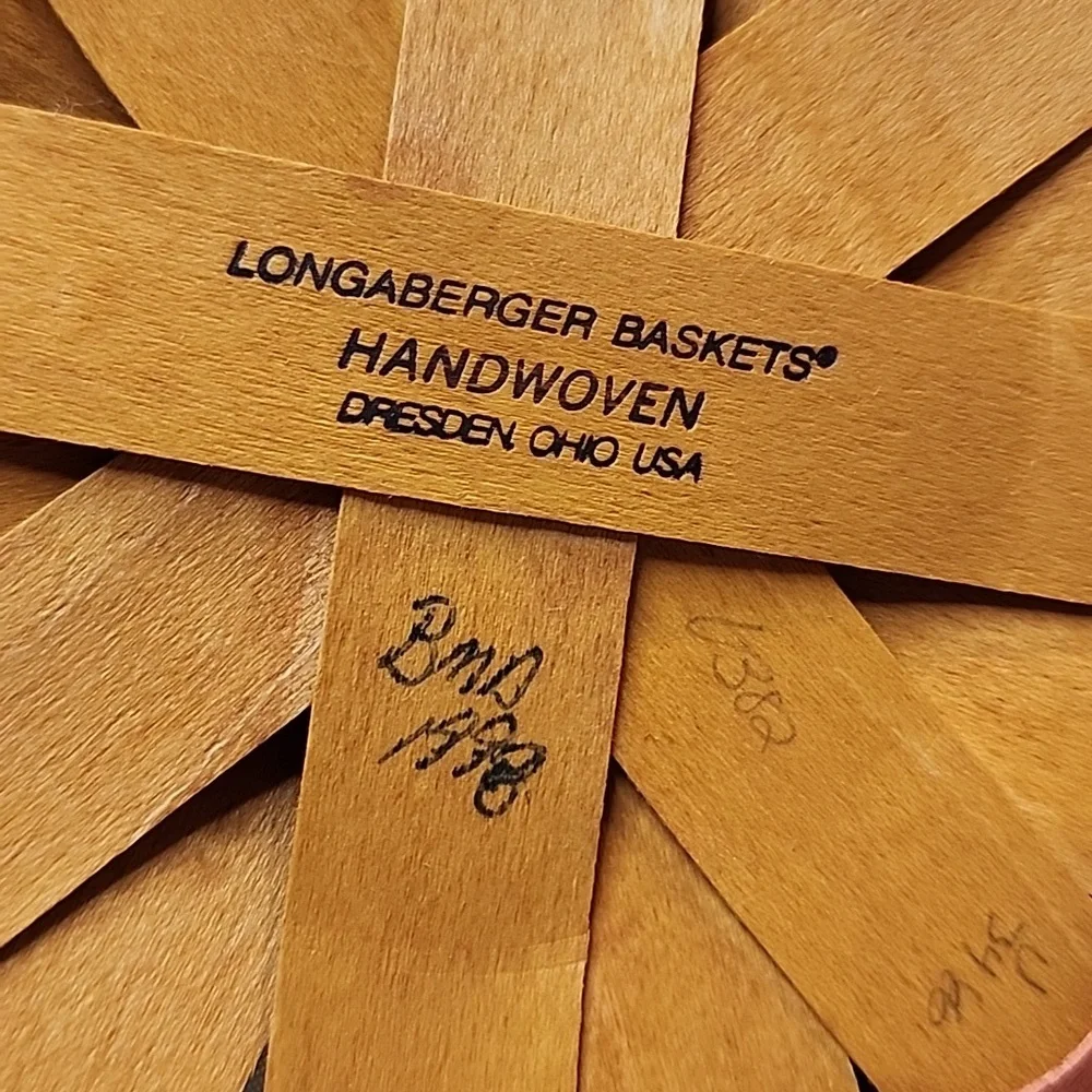Longaberger branded handwoven