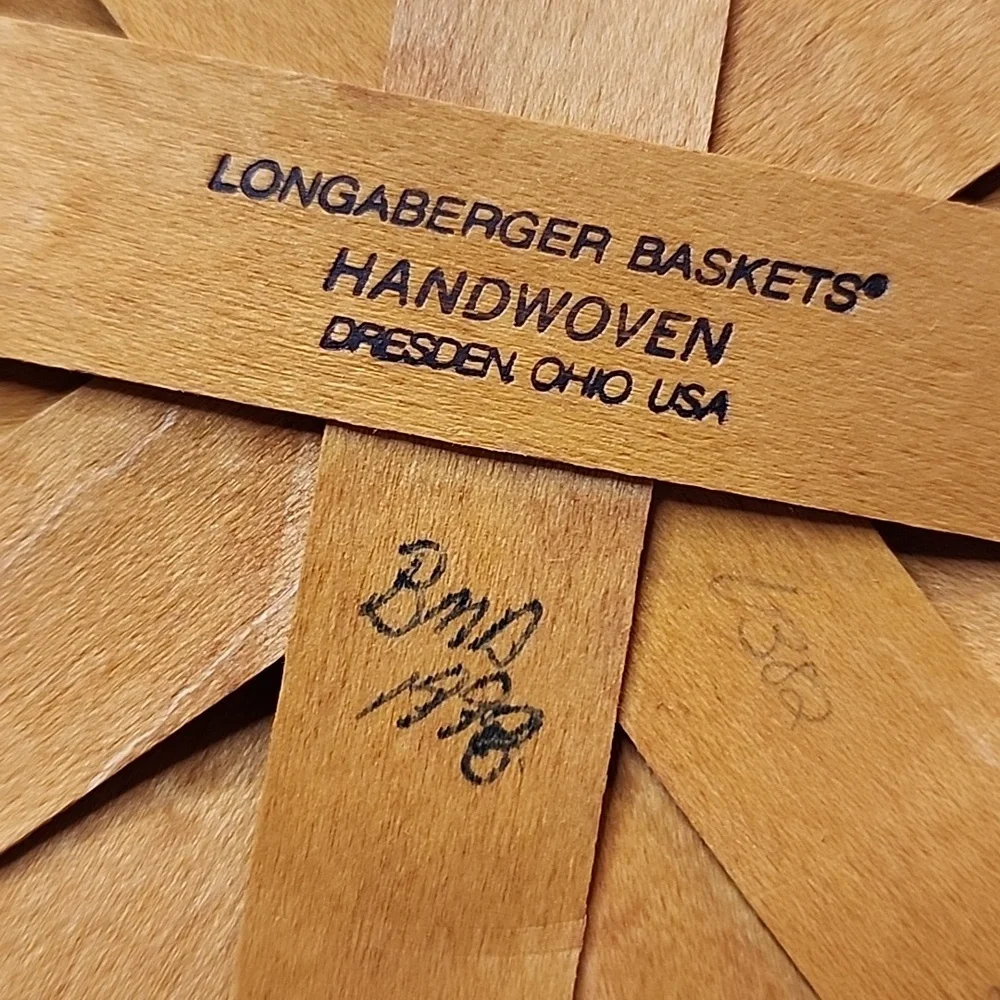 Longaberger branded handwoven