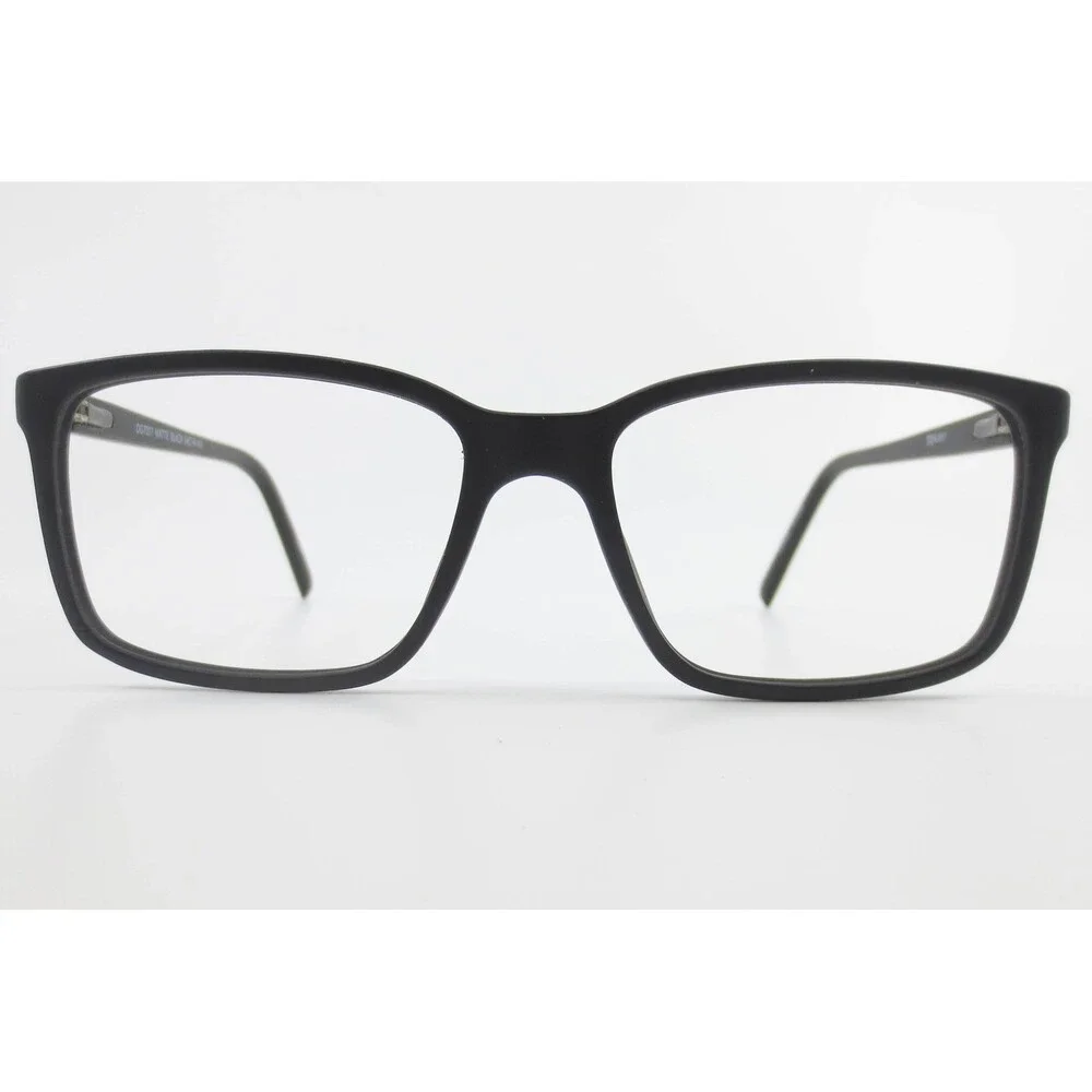 Otis + Grey OG7007 Matte Black Rectangular Eyeglasses Frames 54-16-140