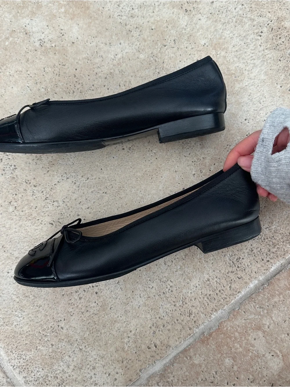 Chanel Ballet Flats, Black