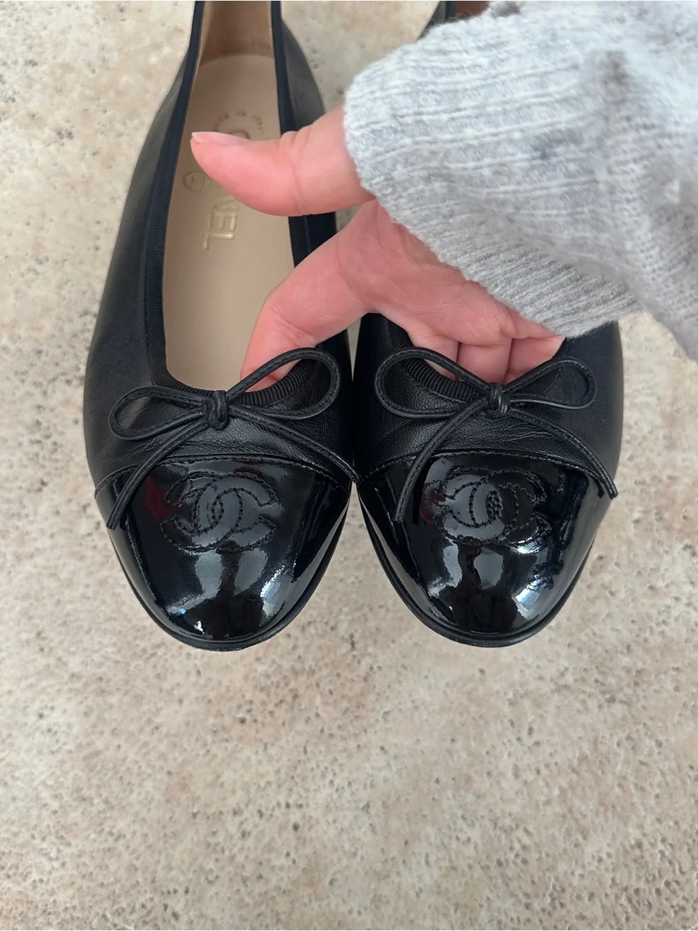 Chanel Ballet Flats, Black