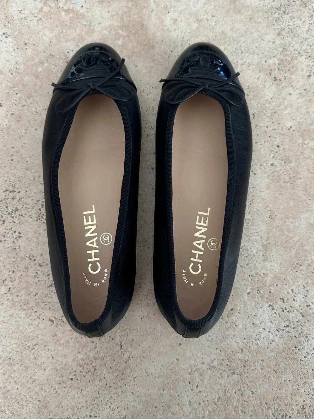 Chanel Ballet Flats, Black