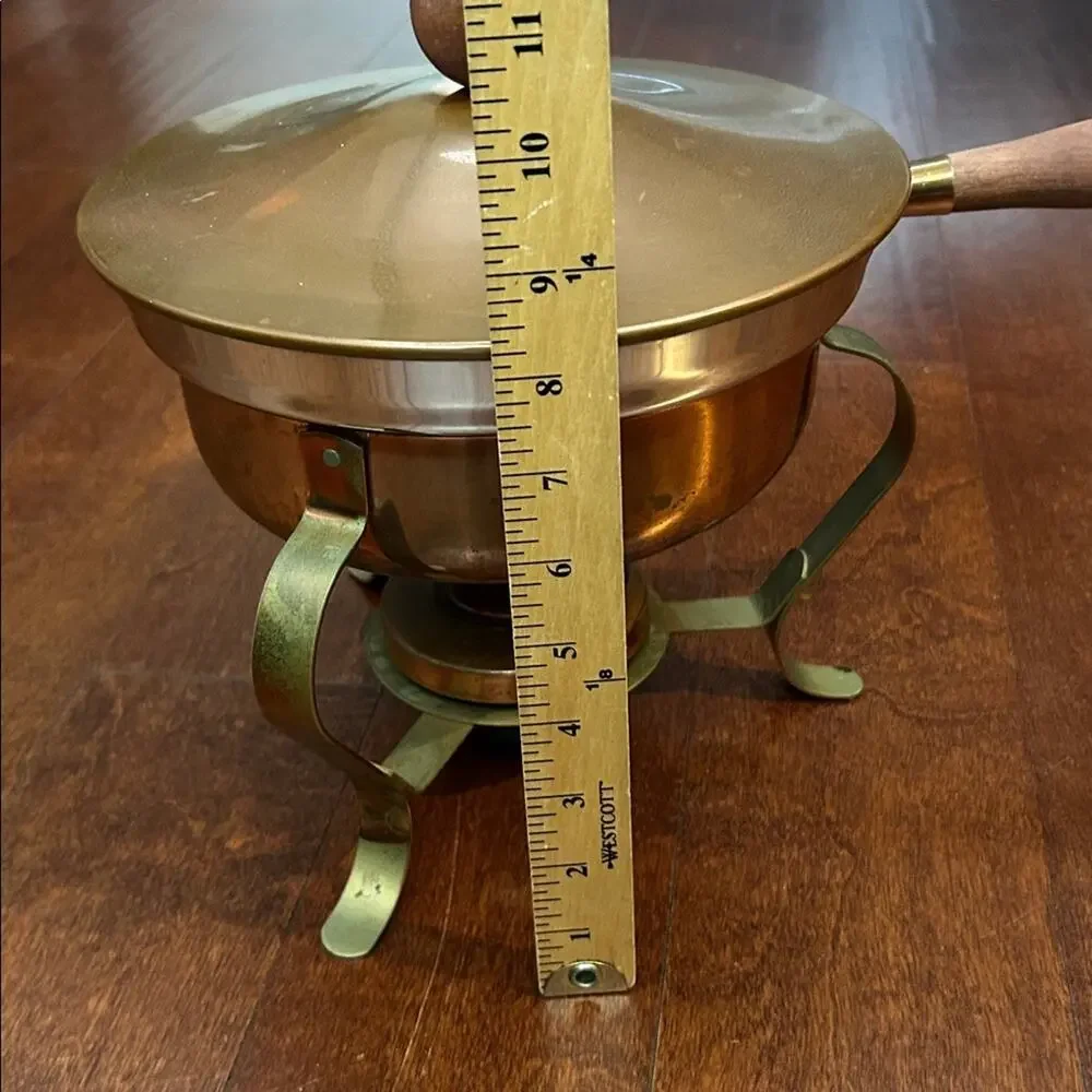 Vintage copper chafing