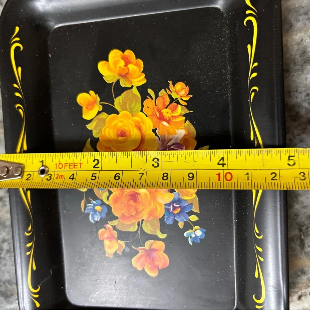 toleware black trays