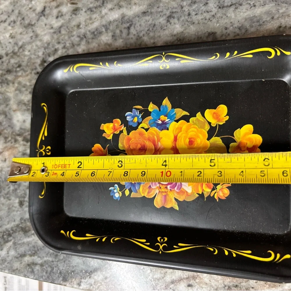 toleware black trays