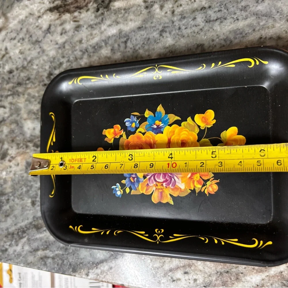 toleware black trays