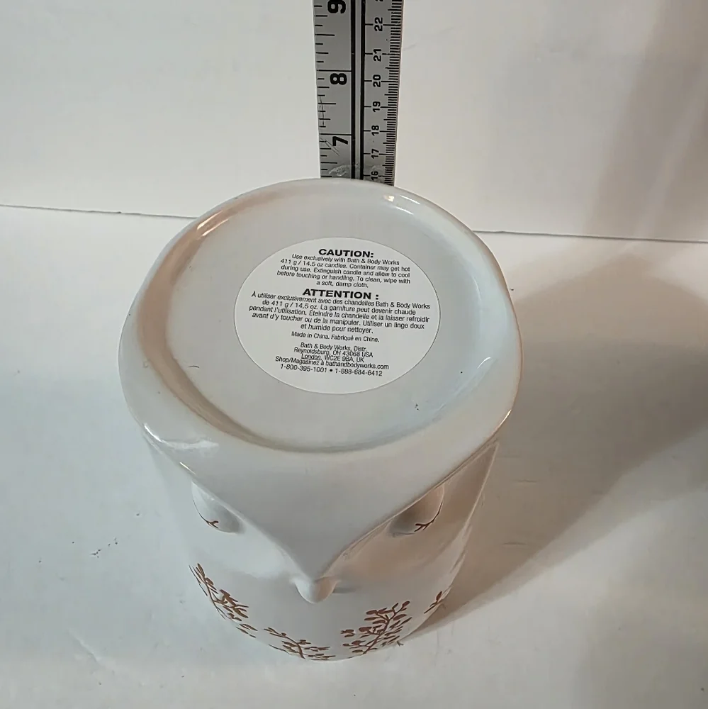 Bath & Body Works ceramic owl