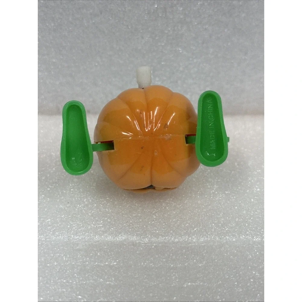 Vintage Wind Up‎ Toy Jack-O-Lantern Pumpkin Halloween Works