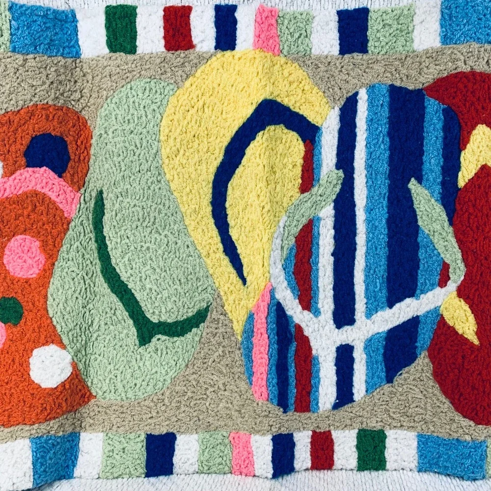 Jellybean accent rug