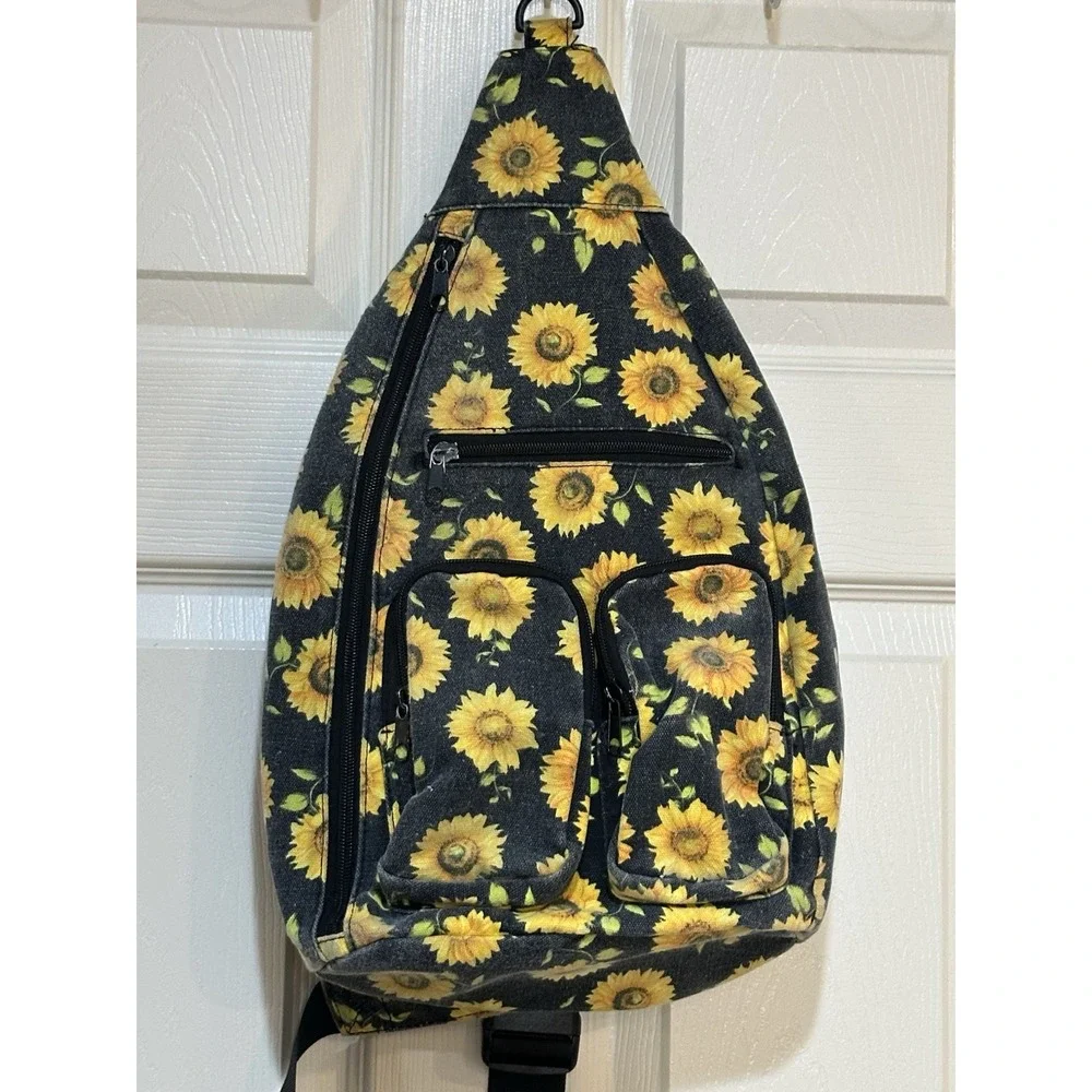 Sunflower Sling Bag‎ Canvas