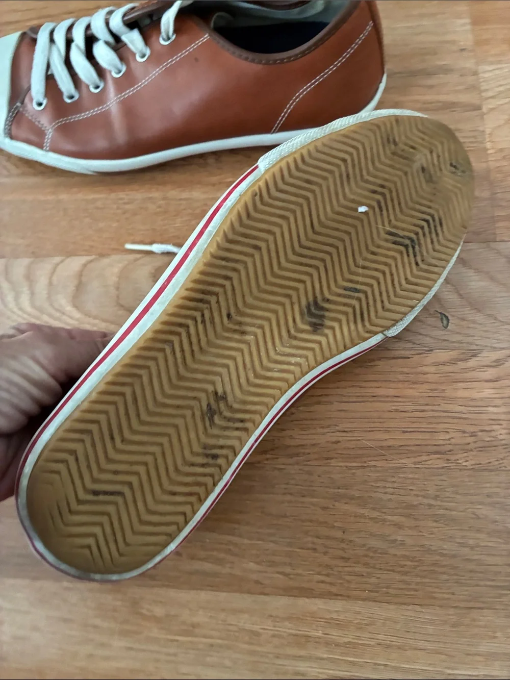 Cole Haan features pair