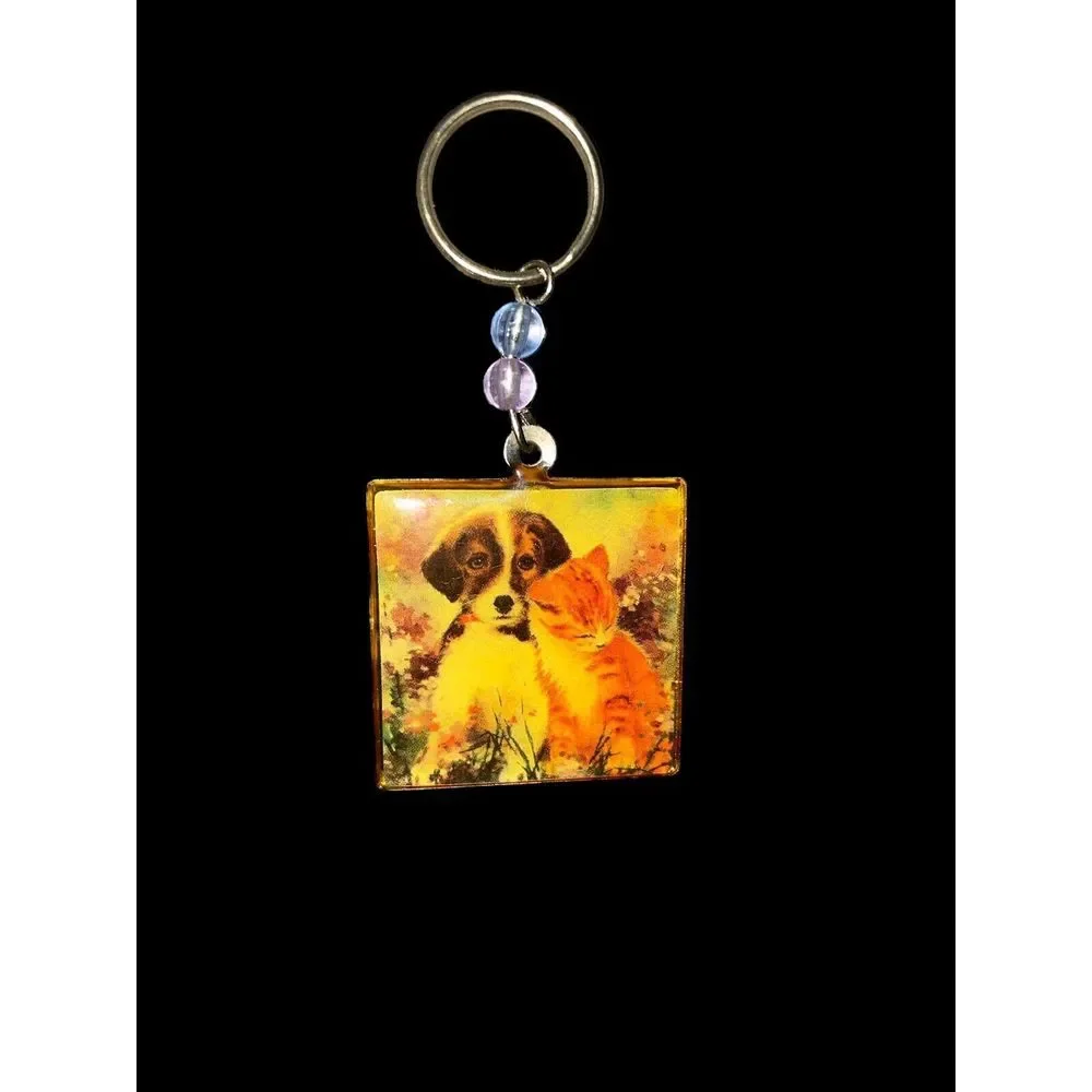 The Humane Society‎ Washington DC Keychain Collectible Dog Cat Adorable