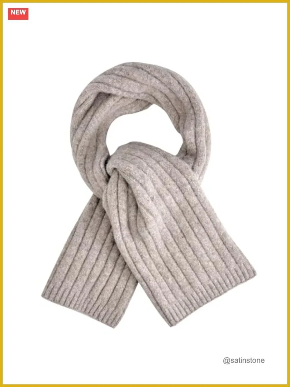 Chunky Knit Long Scarf Cashmere Feel Winter Wrap for Women & Men Unisex