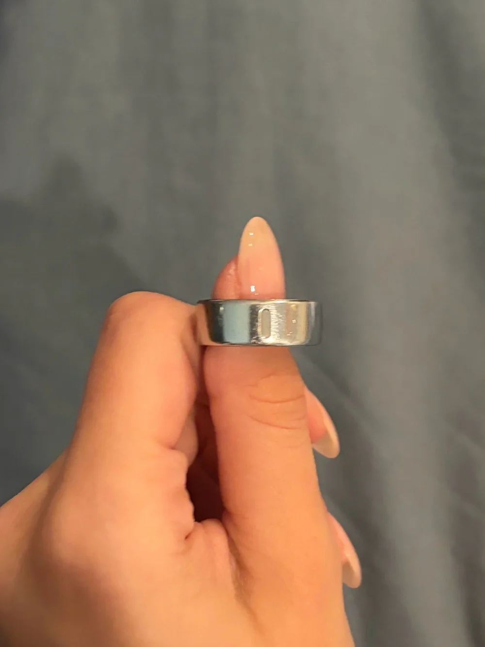 Oura silver ring