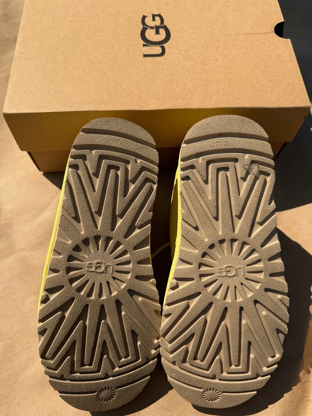 UGG vibrant yellow