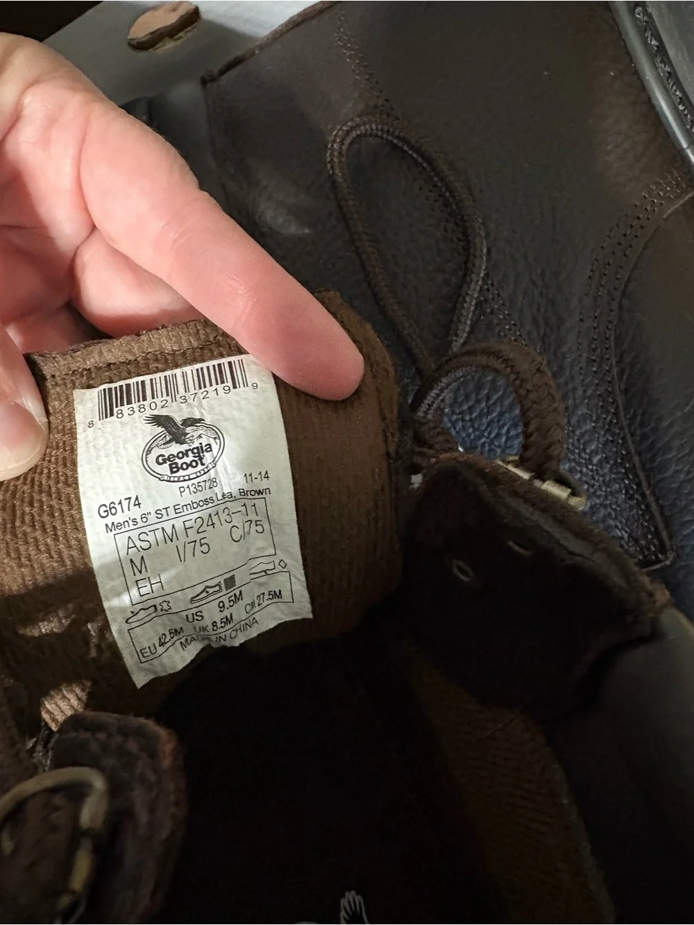 Georgia Boot durable brown