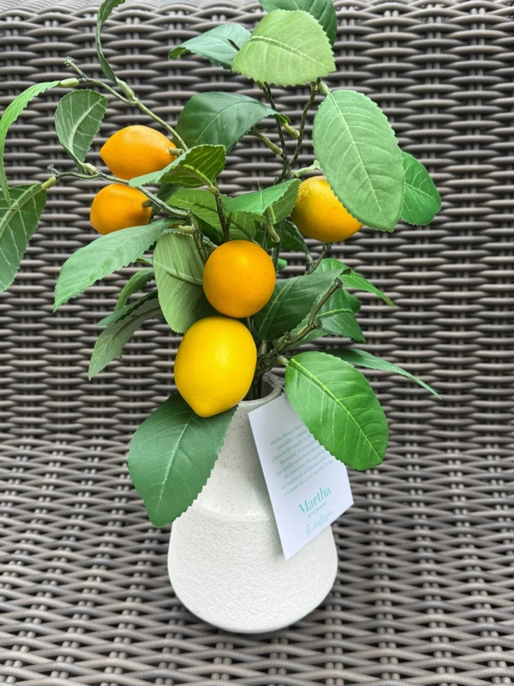 Martha Stewart artificial lemon