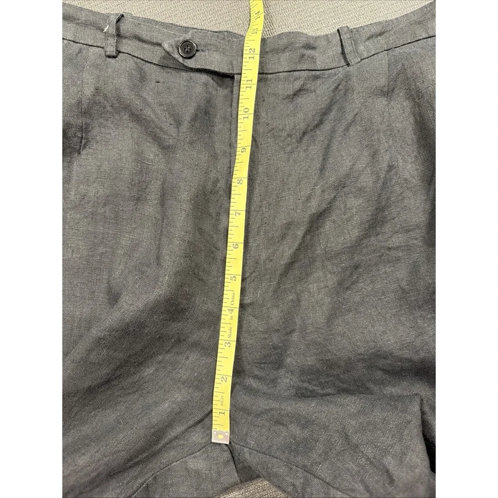 Reformation black linen