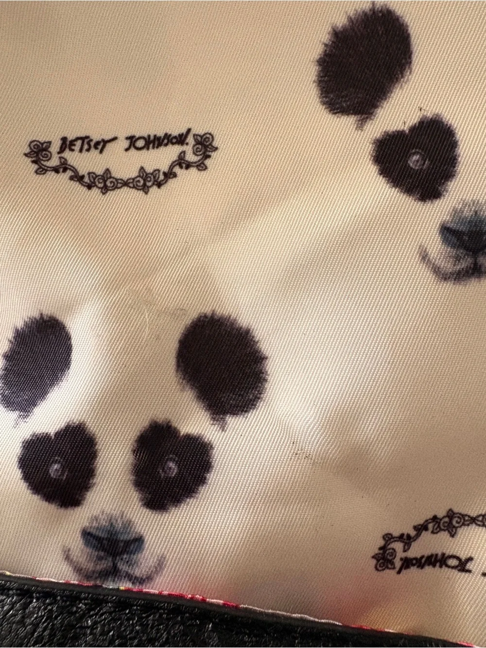 Betsey Johnson charming panda