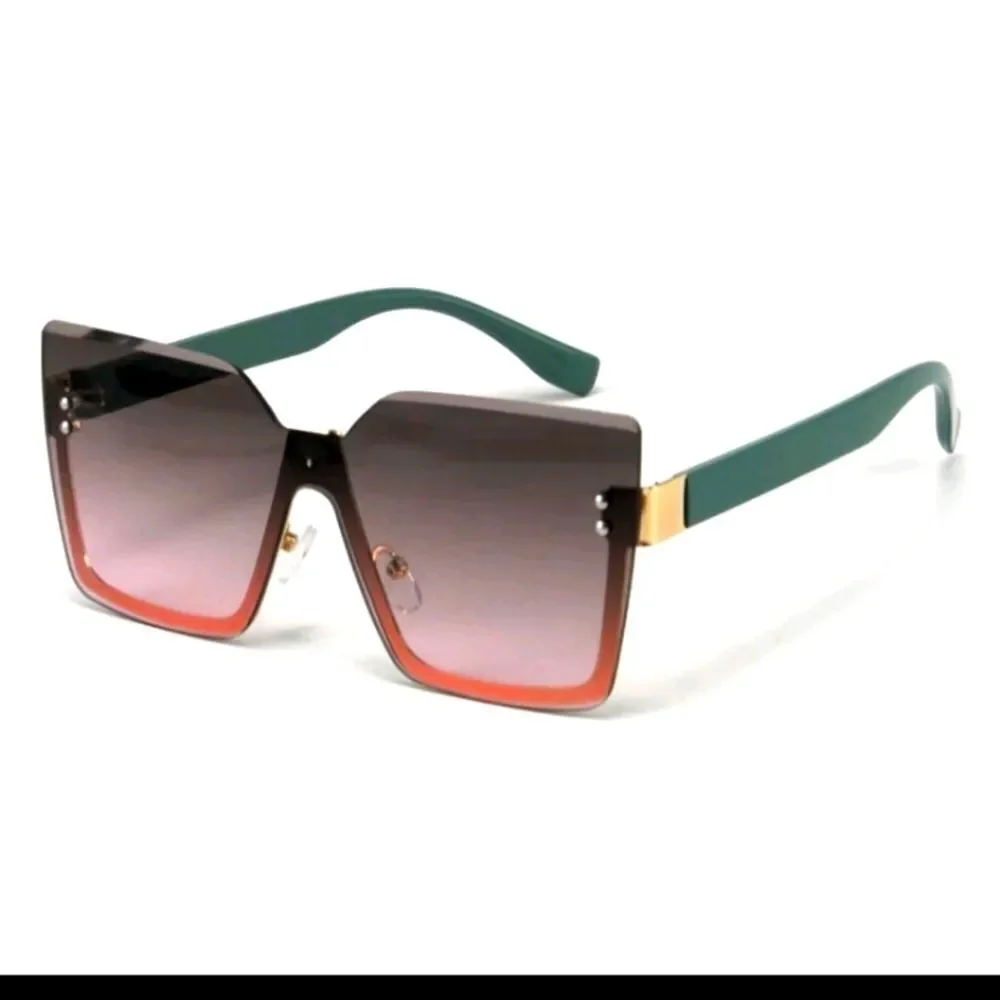 Fashionable Rimless Metal Frame Glasses