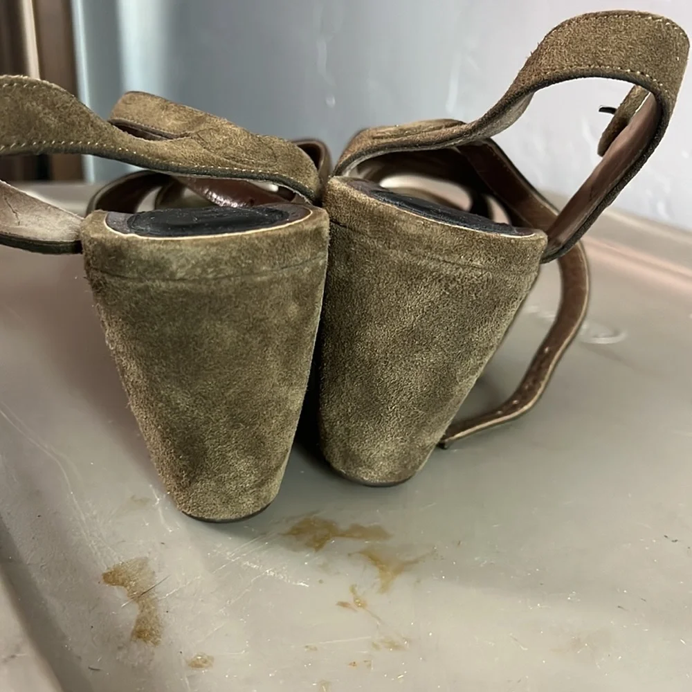 Marni wedge suede