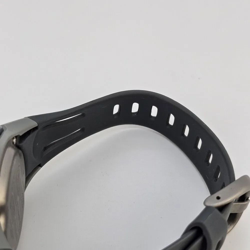 Timex Men's Digital Heart‎ Rate Monitor Watch 40MM Gray Plastic Bands Working