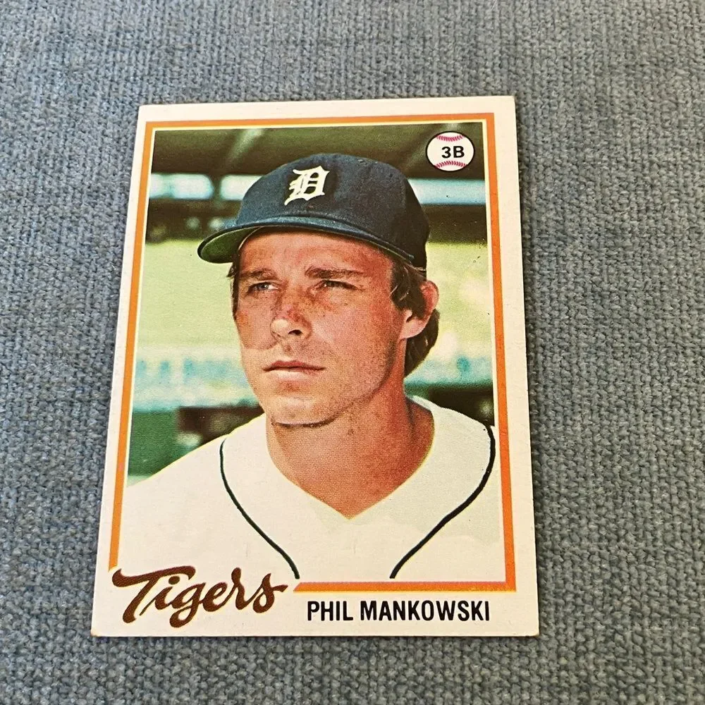 1978 Topps Detroit Tigers Baseball Card Trading Card