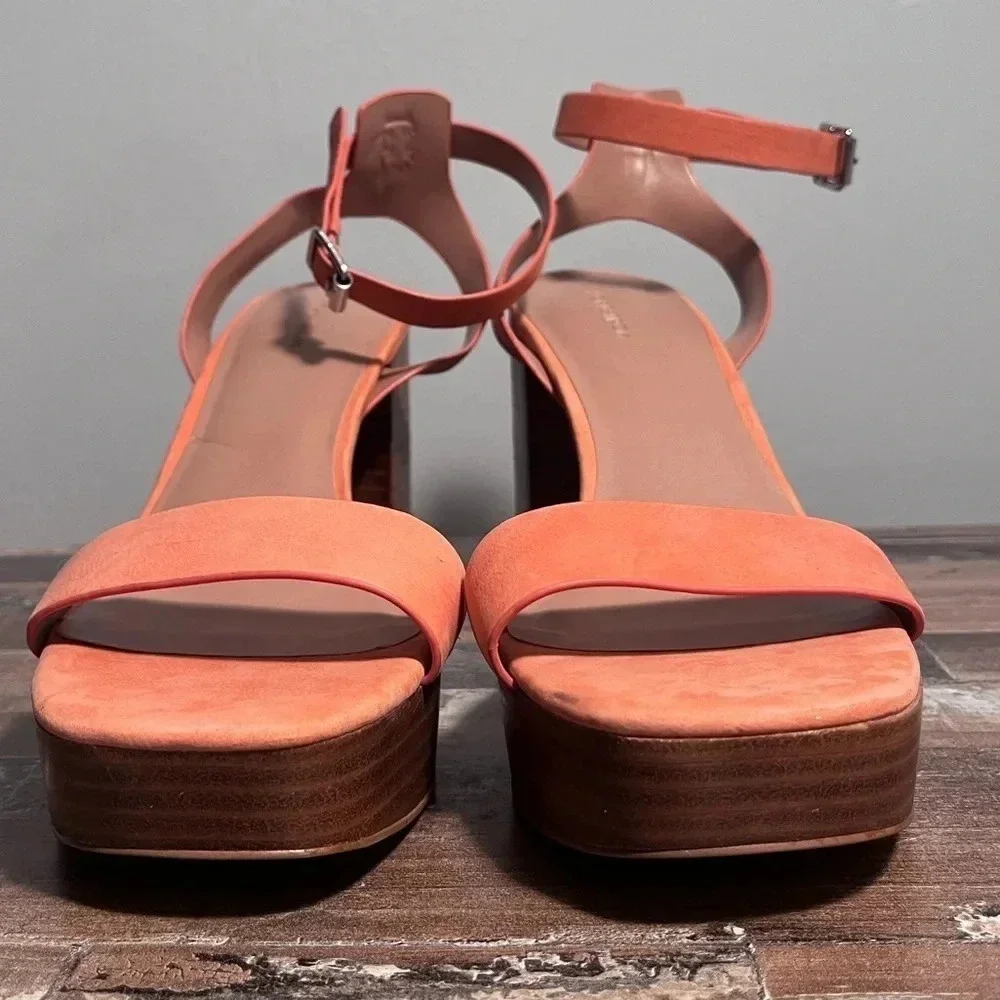 NWOT Nordstrom Anita‎ Peach Platform Sandal Women Size 9