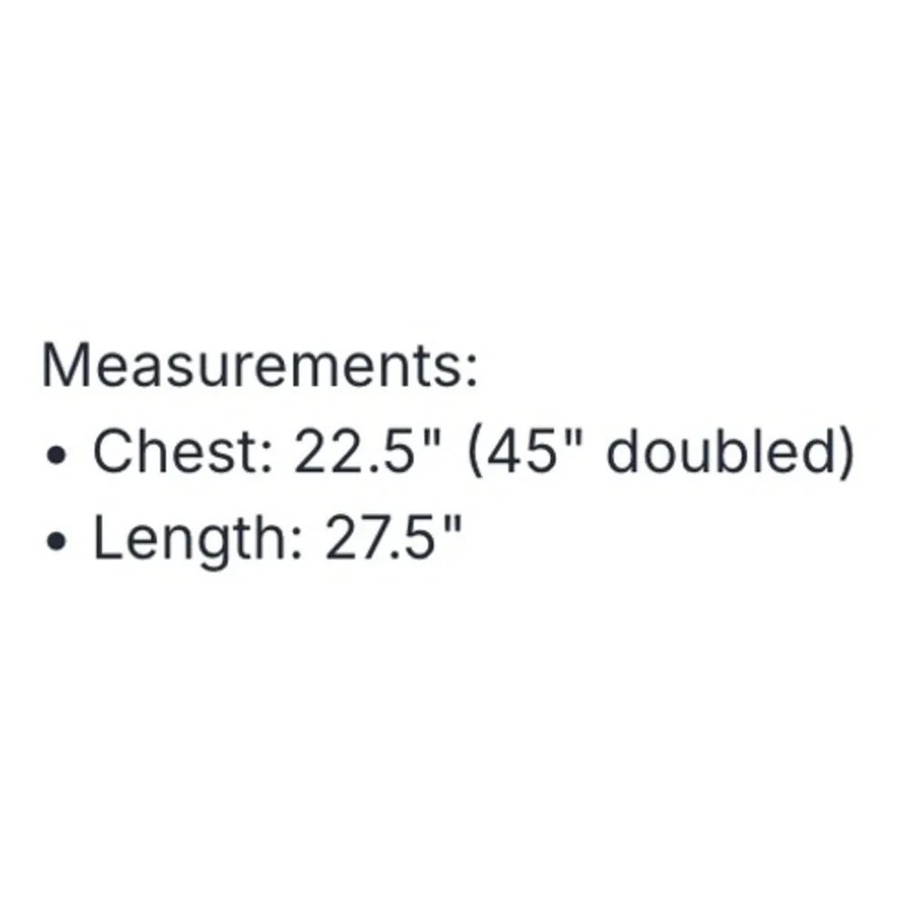 Banana Republic measurements chest