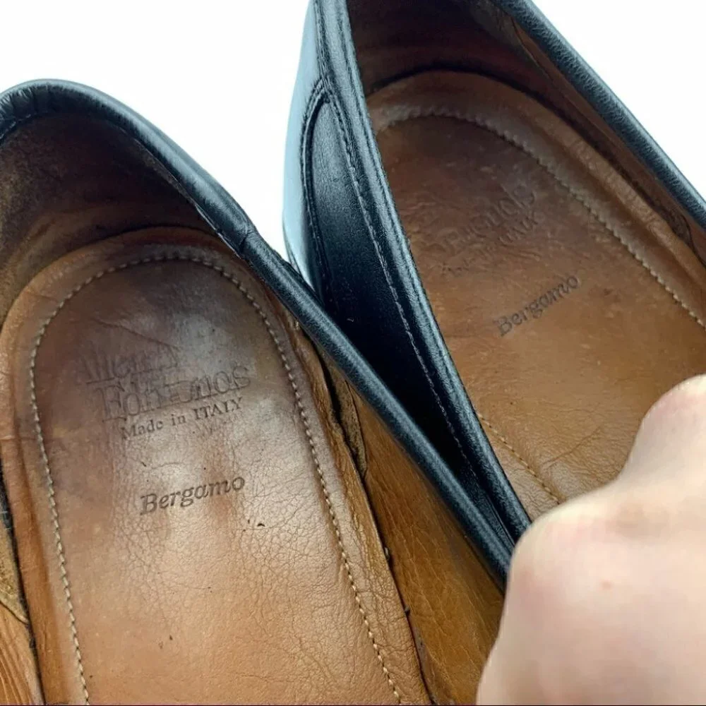 Allen Edmonds career heel leather