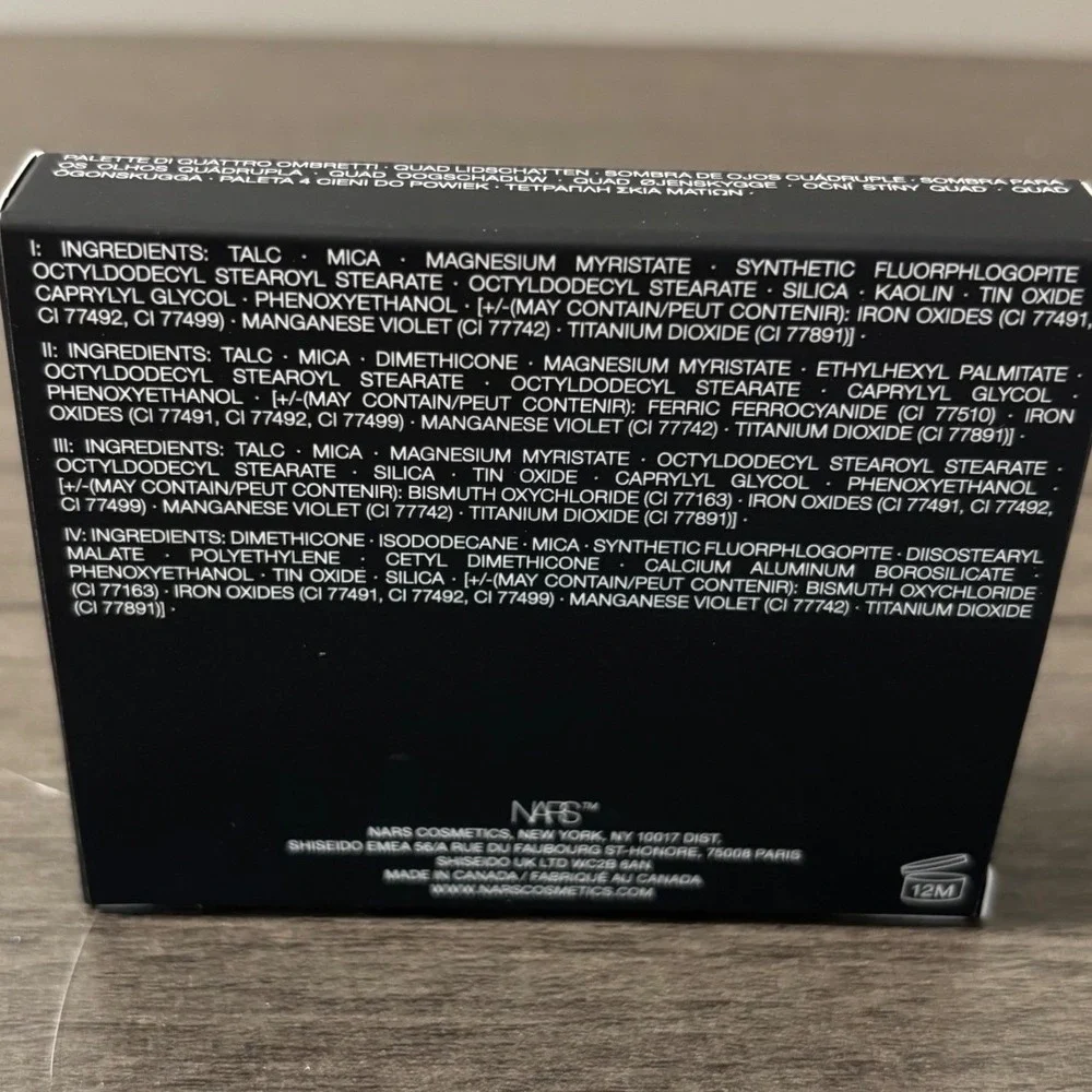 NARS new quad